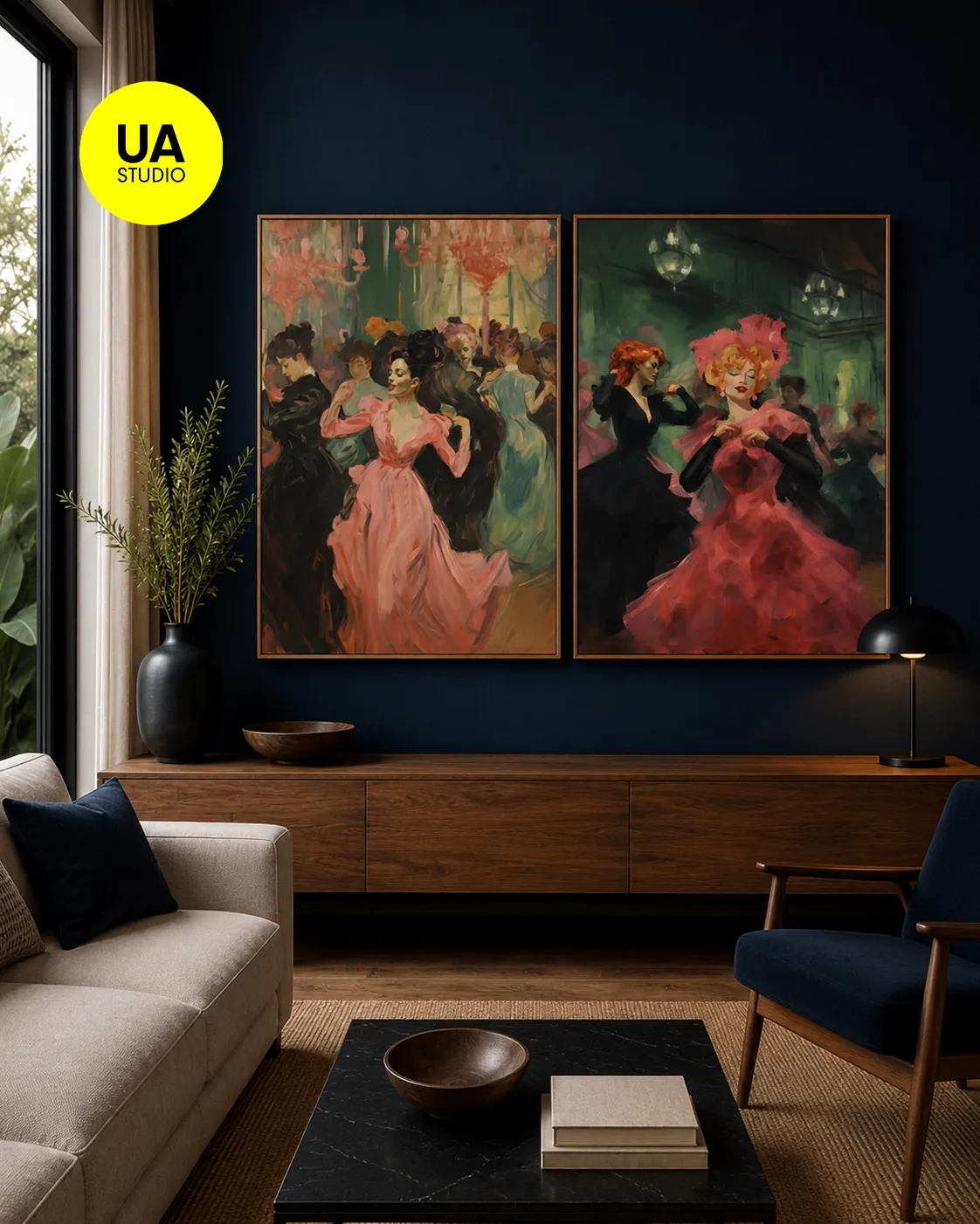 KIT 2 QUADROS DECORATIVOS - THE BALL